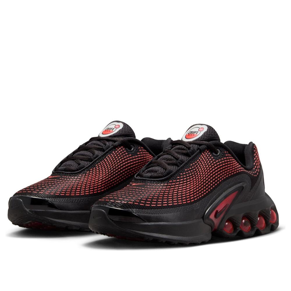 Nike Air Max DN (GS) Running Shoes BRED Black/Crimson Size 7 Y / 8.5 Women